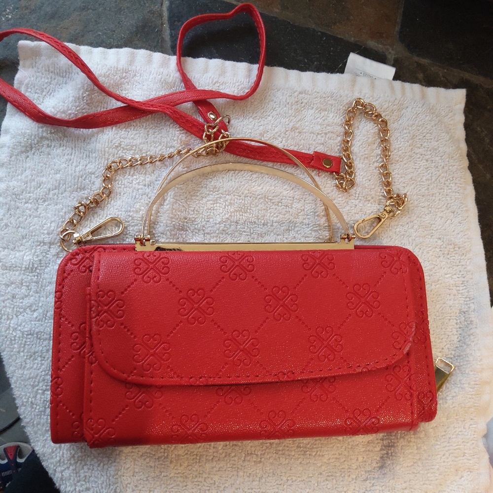 Crosbody bag true red.